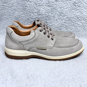 Mephisto Douk Perf Mens Size 10 Casual Sneakers Shoes Gray Leather